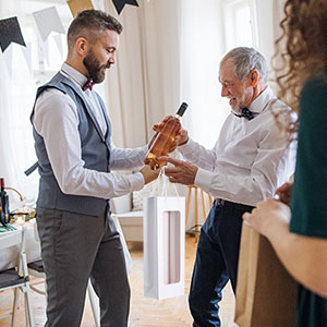 Kotak Kemasan Anggur Kertas Kraft Mewah Warna Coklat Kertas Tahan Lama Lingkungan 3