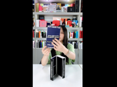 Custom Logo magnetik flip Mobile Phone Case kemasan kotak hadiah dengan baki beludru untuk iPhone 16