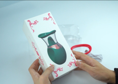 Logo yang disesuaikan Eco Friendly Printed Cardboard Paper Lip Tongue Vibrator Packaging Box