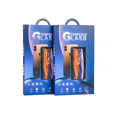 GATHE Paper Plastic Screen Protector Packaging Kotak Kemasan Kaca Tempered Matte Laminated