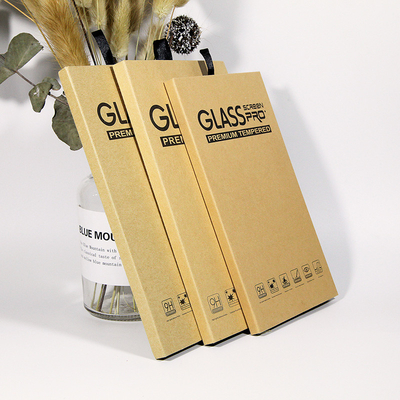 ODM PMS Tempered Glass Screen Protector Packaging Box Silkscreen Printing