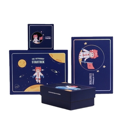 Kotak Hadiah Star Trek Persegi Panjang Kotak Kemasan Hadiah Kosmetik Berwarna-warni yang Dapat Didaur Ulang