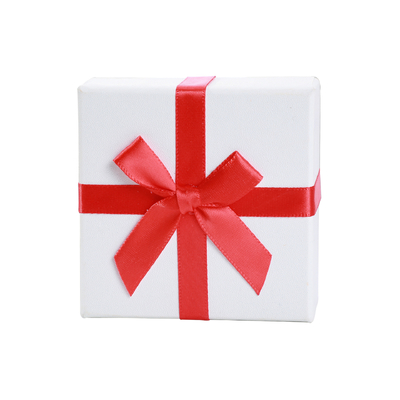 SGS Cardboard Gift Packaging Box Untuk Hiasan Kalung Anting Cincin