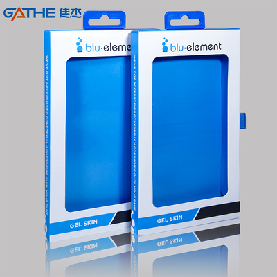 CMYK Pantone Color Mobile Case Packaging Box Cetak Kustom