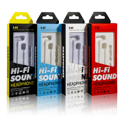 Kotak Kemasan Earphone Jendela Transparan Ramah lingkungan