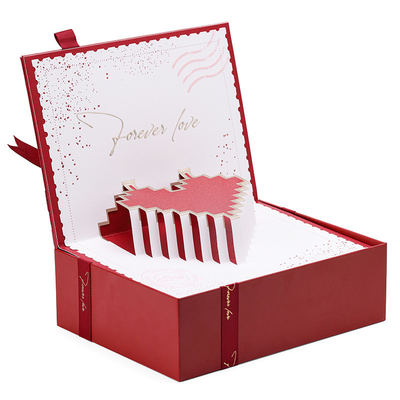 Kotak Hadiah Kertas Kardus Romantis Hari Valentine Kotak Perhiasan
