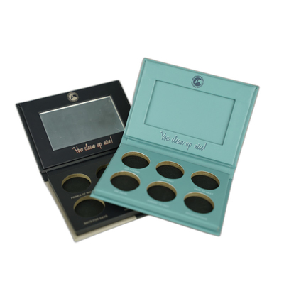 Kemasan kertas daur ulang palet eyeshadow kardus kosong Kotak kosmetik