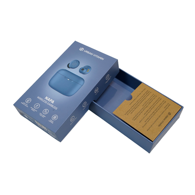 Kothak Kemasan Karton Percetakan Mewah Kotak Hadiah Earphone Bluetooth Wireless