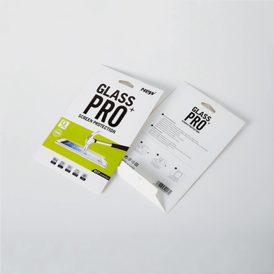 Custom Printing Film Paper Packaging Box Untuk Ponsel Tempered Glass Screen Protector