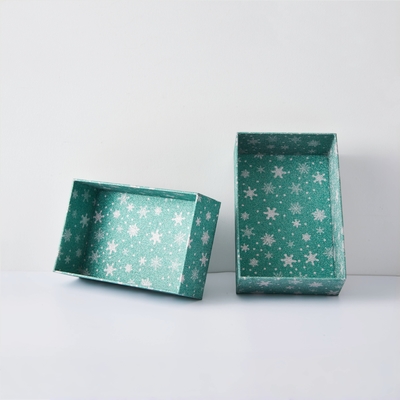 Custom Printing Glitter Christmas Gift Packaging Box Rigid Cosmetic Gift Packaging