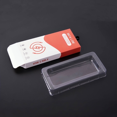 Kotak Produk Elektronik Khusus Kabel Data Usb Kotak Kemasan Dengan Blister