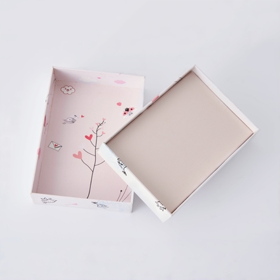 Custom Printing Pink Paper Cardboard Packaging Box Untuk Pengisian Daya Bank