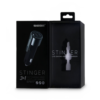 Custom Logo Car Battery Charger Box dengan Aksesoris PVC dan Desain Sliding Drawer
