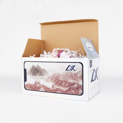 Custom Corrugated Cardboard Carton Christmas Gift Box Packaging Untuk Bisnis Kecil