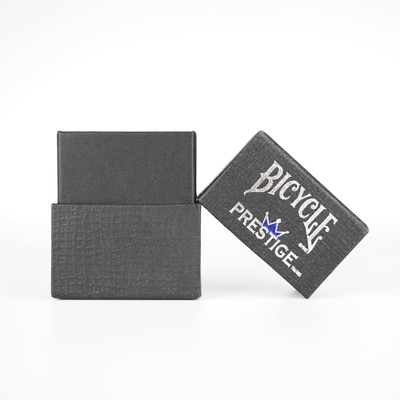 Playing Cards Tutup Dan Base Packaging Box Dengan Custom Hot Foil Perak Stamping Logo