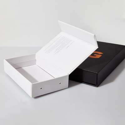 Custom Magnetic Book Shape Box Rigid Cardboard Packing Gift Box Untuk IPHONE Samsung Phone Case Packaging