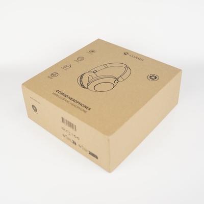Custom Kraft Wireless Bluetooth Earphone Box Packaging Diodegradable untuk IPHONE