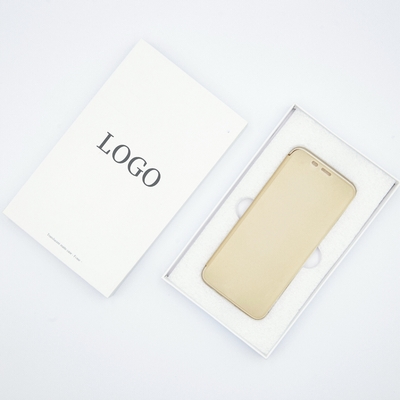FSC Green Packaging Custom Logo Rigid Phone Case Cardboard Packing Box Untuk IPhone Samsung