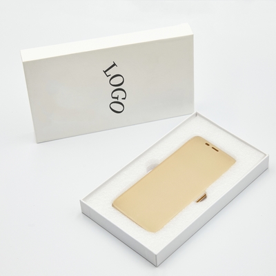 Grosir Rigid Phone Case Packaging Box, Custom Phone Case Box Dengan Tutup Tray Foam Pearl
