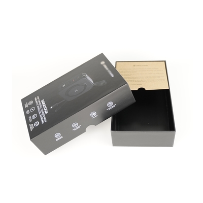 Customized Warna Daur Ulang Tutup dan Base Box Produk Elektronik Wireless Charger kotak kemasan