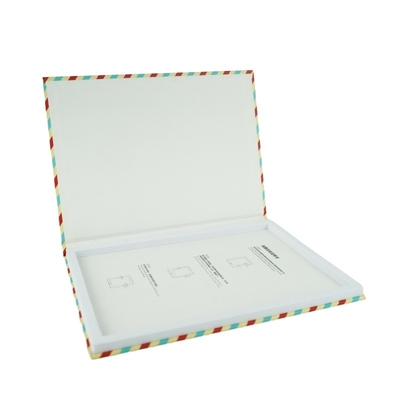 Custom Logo Daur Ulang Kotak Bentuk Buku untuk Tablet Pad Screen Protector Packaging