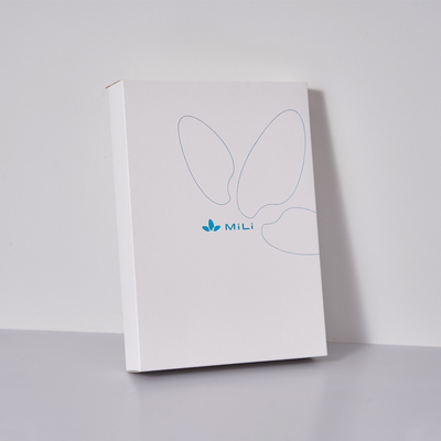 Custom Two Tuck Cardboard Box for Electronic Products Packaging 20x12x1.5cm Grey Cardboard dan C2S Coated Paper
