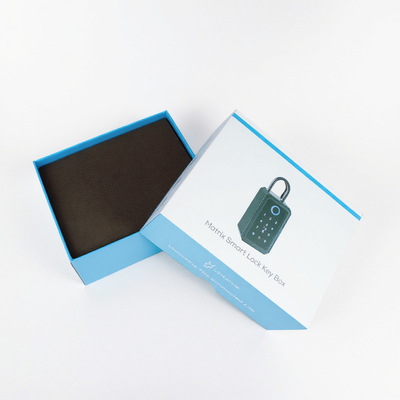 Smart Lock Key Produk Elektronik Kotak kemasan dengan Tray Tutup Ukuran Custom Bahan karton