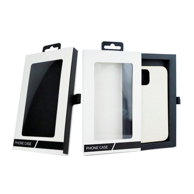 Clear Matt Window Mobile Phone Case Packaging Box untuk Jenis Aksesoris yang Disesuaikan