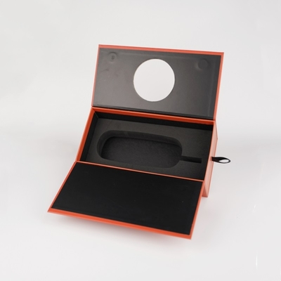 Custom Double Door Open Magnetic Gift Box Dengan EVA Tray, Produk Elektronik Paket Box Untuk Bluetooth Speaker