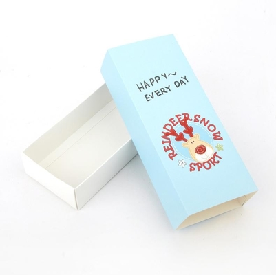 Custom Cartoon Printing Sliding Out Drawer Box Kotak Hadiah Karton untuk Paket Kaus Anak