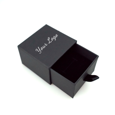 Ukuran khusus Perhiasan kecil Ring Box Packaging Box hadiah Chipboard Struktur bahan untuk anting-anting Kalung Gelang