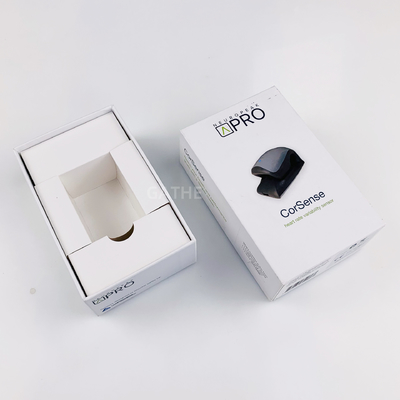 Custom White Rigid Box Packaging Produk Kesehatan Monitor Paket Kotak untuk Produk Kesehatan