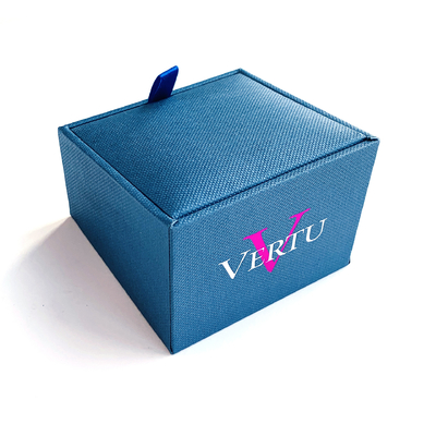 Luxury custom ring box perhiasan set kulit Ring Box gelang Earring kotak kemasan hadiah dengan logo dicetak