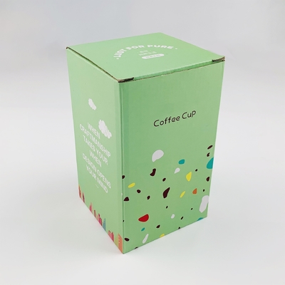 Custom Tea Coffee Cup Packaging Box Mug Gift Paper Package Box dengan logo untuk cangkir kaca
