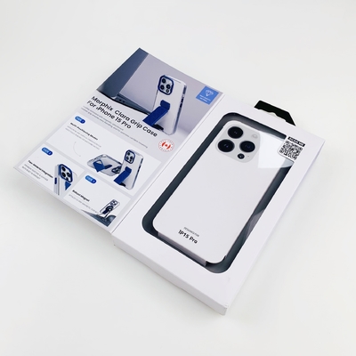 Grosir Kasus telepon Daur Ulang Kemasan tinta cetak offset cmyk Custom Phone Case Box Kemasan untuk IPhone 15 16 pro
