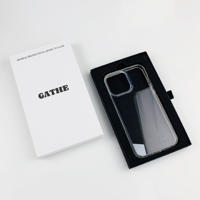 Grosir Mewah Hitam Dan Putih Paper Karton Slide Laci Kotak Paket Khusus Untuk Phone Case Box Packaging