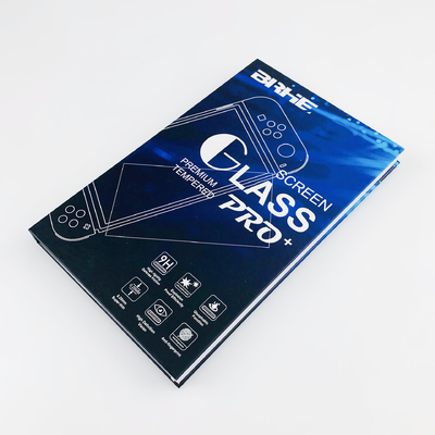 Custom LOGO Printing Paper Box Packaging Box Digital Phone Screen Protector Kotak kemasan untuk pelindung layar
