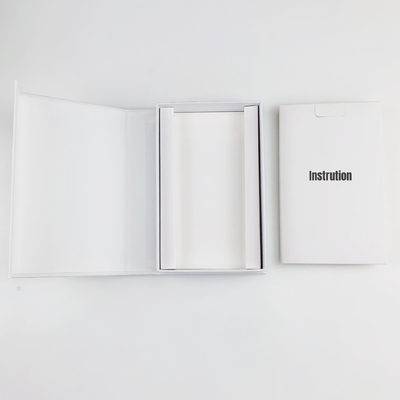 Custom Flip-Top Rigid Gift Box dengan Magnetic Closure Phone Case Packaging Box dengan Inner Box