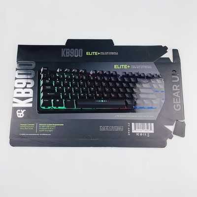 Custom Logo kotak kemasan elektronik kotak keyboard kotak aksesoris komputer kemasan kotak lipat