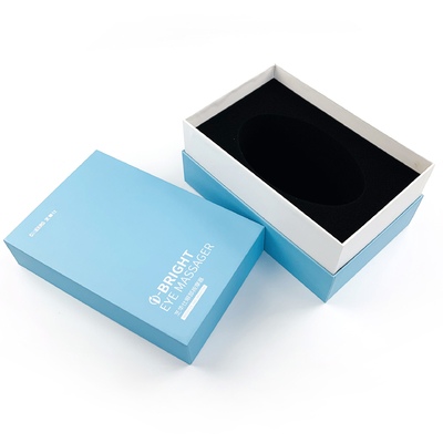 Custom Color Pantone Product Packaging Box Kotak Hadiah Kardus Kekuatan dengan Lids Tray untuk Instrumen Pijat Mata