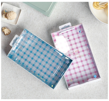 Retail New Style Pink Cell Phone Case Package Moblie Phone Case Packaging Box Dengan Instock Jendela Transparan PVC