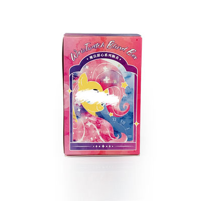 OEM Custom Printing Tear Strip Off Blind Box Surprise Mystery Boxes Art Toys Packaging Folding Cardboard Gift Paper Box